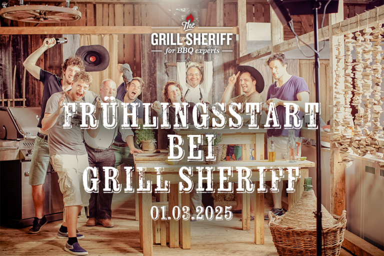 Wir heizen ein: Frühlingsstart bei Grill Sheriff