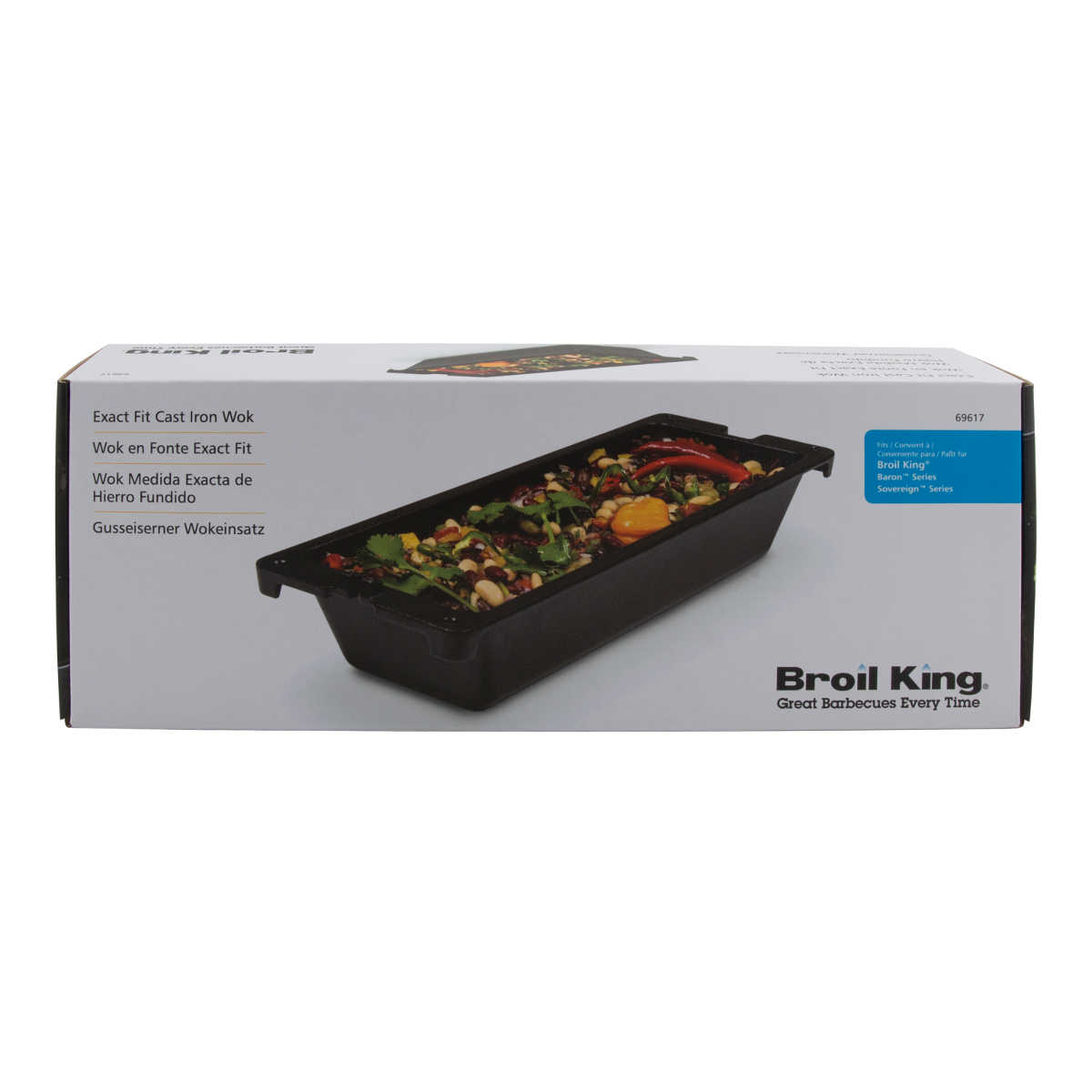 Broil King Gusseiserner Wokeinsatz für Baron, Crown & Sovereign Serie Verpackung