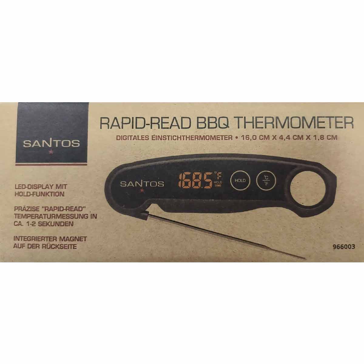 SANTOS Rapid-Read BBQ-Thermometer